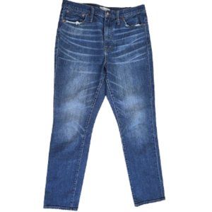 MADEWELL The High-Rise Slim BOYJEAN Distressed Pocket Jeans - Women's 31